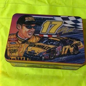 Race car metal containers number 17